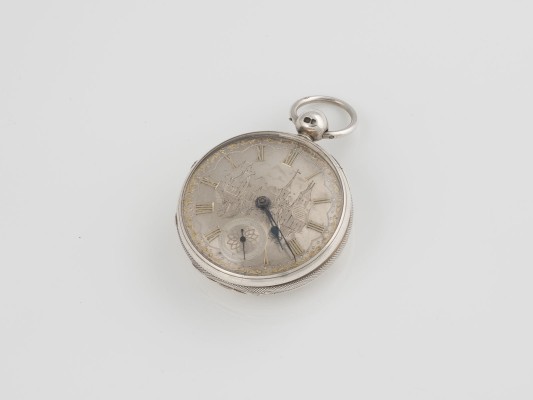 Auction <br>SPITZZAHN ANKER TASCHENUHR MIT SCHNECKENKETTE