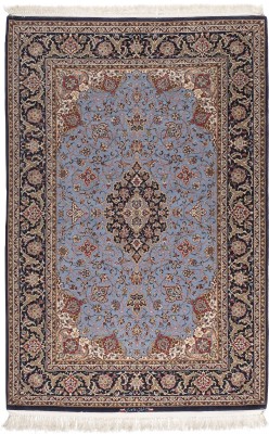 Auction <br>ISFAHAN KORK AUF SEIDE MIT SEIDE