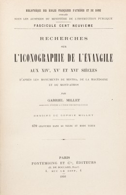 Auktion <br>MILLET, GABRIEL