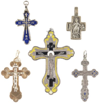 Auction 131<br>FIVE PECTORAL CROSSES