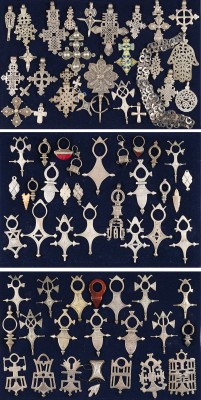 Auction 131<br>A COLLECTION OF 75 TUAREG AND COPTIC CROSS PENDANTS