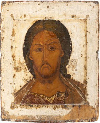 Auction <br>A VERY FINE ICON SHOWING CHRIST 'WITH THE FEARSOME EYE'