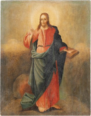 Auction 131<br>AN ICON SHOWING CHRIST THE SAVIOUR