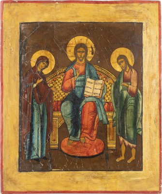 Auction 131<br>AN ICON SHOWING THE DEISIS