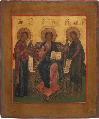 Auction 131<br>AN ICON SHOWING THE DEISIS