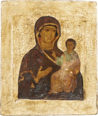 Auction 131<br>AN ICON SHOWING THE SMOLENSKAYA MOTHER OF GOD