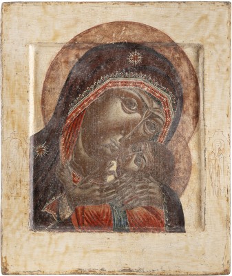 Auction 131<br>AN ICON SHOWING THE KORSUNSKAYA MOTHER OF GOD