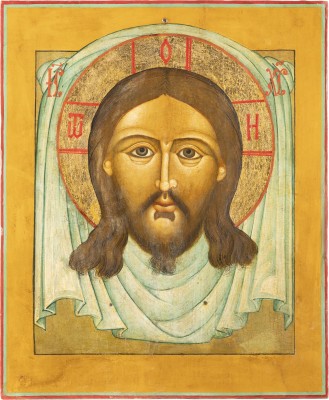 Auction 131<br>A LARGE ICON SHOWING THE MANDYLION