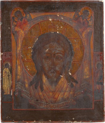 Auction 131<br>A LARGE ICON SHOWING THE MANDYLION