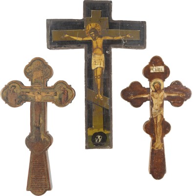 Auction 131<br>THREE CRUCIFIXES