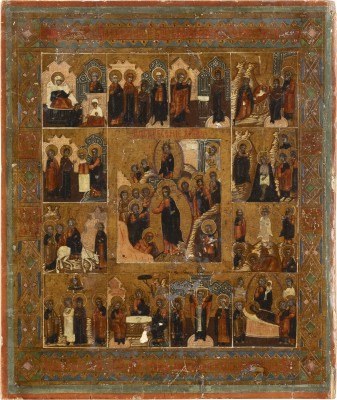 Auction 131<br>A FEAST DAY ICON