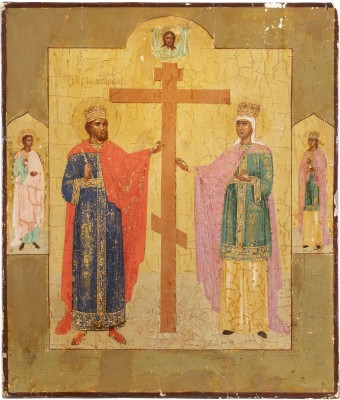 Auction 131<br>AN ICON SHOWING STS. CONSTANTINE AND HELENA