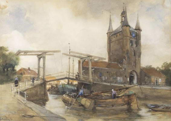 Auction 134<br>HOLLÄNDISCHE GRACHTBRÜCKE (ZUIDHAVENPOORT IN ZIERIKZEE)