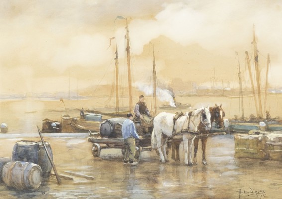 Auction 134<br>HOLLÄNDISCHER KÜSTENHAFEN. 1909