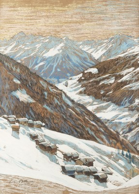 Auction 134<br>WINTERLICHES HOCHGEBIRGE (CHANDOLIN) 1904