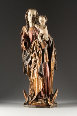 Auction 134<br>GROSSE MONDSICHEL MADONNA MIT DEM CHRISTUSKIND