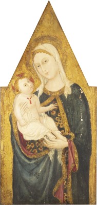 Auktion 134<br>MADONNA MIT KIND (ZENTRALES ALTARFLÜGELGEMÄLDE)