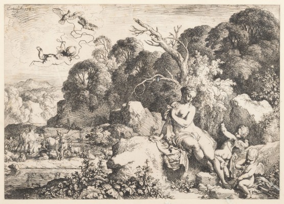 Auction 134<br>VENUS MIT DEN LIEBESGÖTTERN IN EINER LANDSCHAFT (1742)