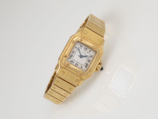 Auction 135<br>ARMBANDUHR 'CARTIER - SANTOS 0901 AUTOMATIK'