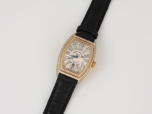 Auktion 135<br>ARMBANDUHR 'FRANCK MULLER - CONQUISTADOR LADY DIAMANTS N0. 30 - 8000 L SC D'