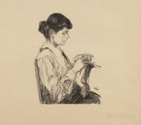 Auction 133<br>'STRICKENDES MÄDCHEN' (1915)