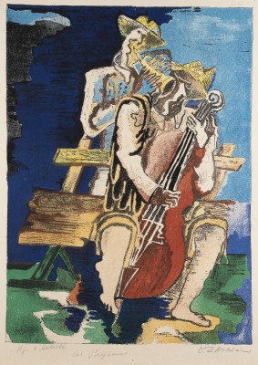 Auction 133<br>ZWEI BLATT: 'FEMME A LA GUITARRE' (1962) UND 'LES MUSICIENS' (1955)