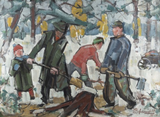 Auction 133<br>'STUBBENRODEN IM WINTER' (1949)