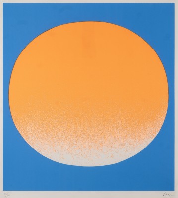 Auktion 133<br>'ORANGE AUF BLAU' (1967)