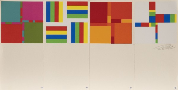 Auction 133<br>SIGNIERTE BROSCHÜRE MIT 4 SERIGRAFIEN (1969)