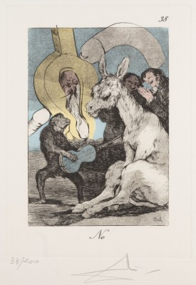 Auction 133<br>BLATT AUS 'LES CAPRICES DE GOYA DE DALI' (1977)