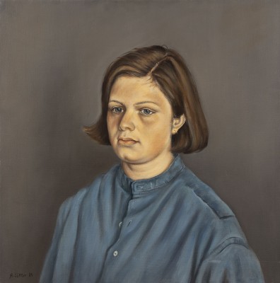 Auktion 133<br>'MÄDCHENPORTRAIT IM BLAUEN HEMD' (1984)