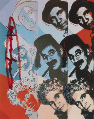 Auction 133<br>SIGNIERTER DRUCK 'THE MARX BROTHERS'