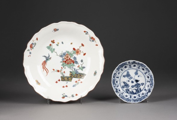 Auction 137<br>ZWEI TELLER MIT ASIATISCHEN DEKOREN