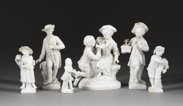 Auction 137<br>SAMMLUNG VON SECHS PORZELLAN-FIGUREN