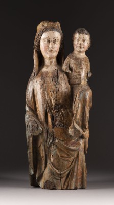 Auction 137<br>BEDEUTENDE MADONNA MIT DEM CHRISTUSKIND