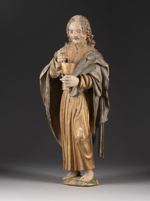 Auktion 137<br>APOSTELFIGUR MIT EINEM KELCH