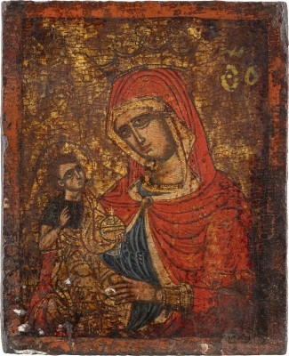 Auction 138<br>KLEINE IKONE MIT DER MADRE DELLA CONSOLAZIONE