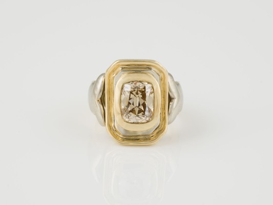 Auction 136<br>RING - DIAMANT CA. 3.50 CT.