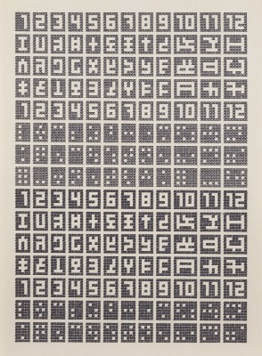 Auction 140<br>OHNE TITEL (SCHREIBMASCHINE IN SCHWARZ: 1-12) (1981)