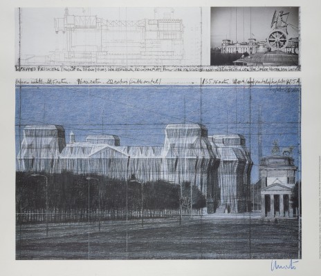 Auction 140<br>KONVOLUT VON DREI SIGNIERTEN GRAFIKEN ('WRAPPED REICHSTAG' / 'THE GATES')