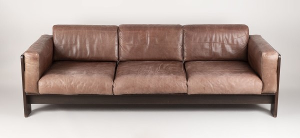 Auction 140<br>DREISITZER LEDER SOFA MODELL 'BASTIANO'