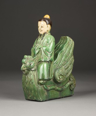 Auction 139<br>EINE SANCAI-GLASIERTE FIGUR