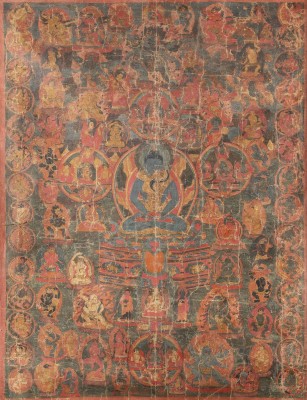 Auction 139<br>EIN GROSSES THANGKA VON SAMANTABHADRA