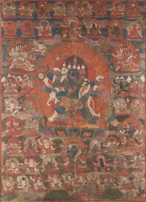 Auktion 139<br>EIN THANGKA DES MAHOTTARA HERUKA