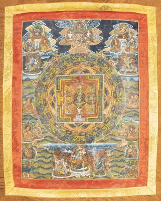 Auktion 139<br>EIN MANDALA THANGKA