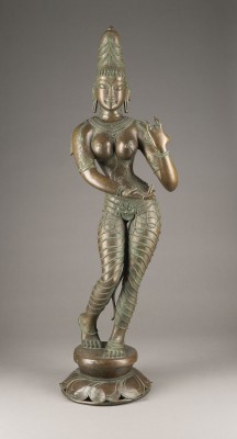 Auktion 139<br>EINE GROSSE FIGUR VON PARVTI AUS BRONZE