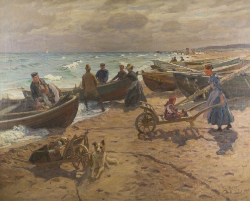 Auktion 141<br>'MORGENS AM STRAND'. 1902