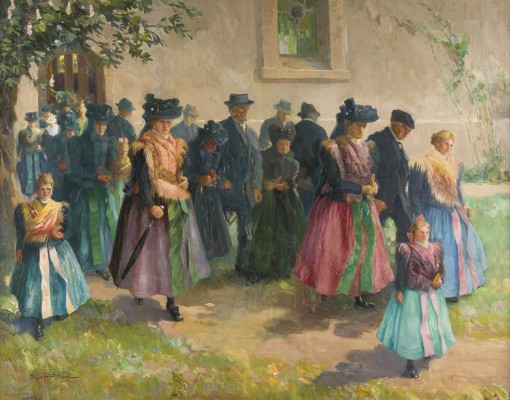 Auction 141<br>KIRCHGANG IN ZIEBINGEN. 1927