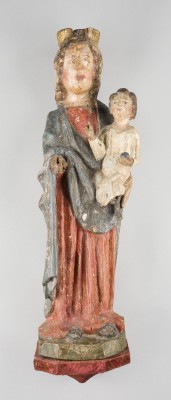 Auktion 141<br>GOTISCHE MADONNA MIT DEM CHRISTUSKIND