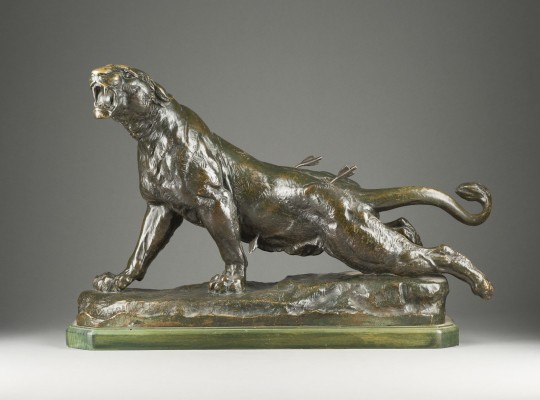 Auction 141<br>GROSSER PANTHER IM TODESKAMPF